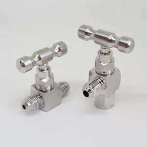 1 4”MFL Stainless Steel Needle Valves Ball Structure 1 4”Male Flare X1 4” Female Flare Swivelw shut off Valve
