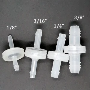 1/4in Plastic Check Valve Diaphragm Check Valve PP One-way Valve for Air Pump Aquarium Manufacturer KH-CDPV4