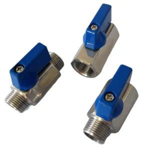 1 8 1 4 3 8 1 2 3 4 1 Npt Stainless Mini Ball Valve for Water air Oil and Gas