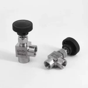 1 8″ 1 4″ 3 8″ 1 2″ BSP NPT Female Angle Needle Valve Crane Elbow 304 Stainless Flow Controller