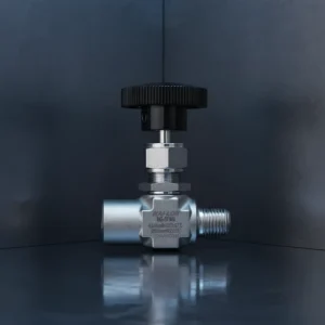 1/8 Inch Male NPT Needle Valve Stainless Steel 316 6000 PSI for Precision Gas and Fluid Control