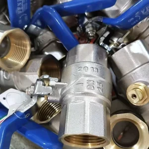 1″ Brass Threaded Manual OEM Full Port Ball Valve Female NPT for Water Oil Gas