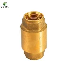 1″ Female Thread Brass Manual Check Valve Backflow Prevention for Water One Way Flow Control