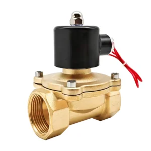 1 Inch 220V Electric Normally Closed Solenoid Water Valve 1 2″ Full Copper Straight Through Switch Valve for Water Supply