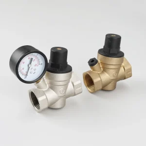 1-Inch DN25 Lead-Free Brass Low-Pressure Adjustable Water Pressure Reducing Valve for Water Heating System Model G006