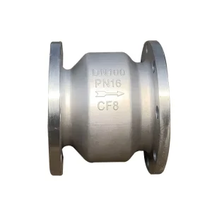 1 way Flange Stainless Steel Check Valve DN50 DN125 Vertical Silent Check Valve