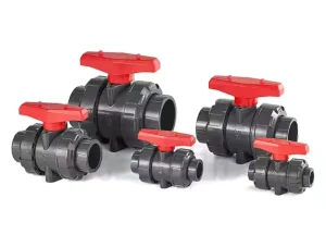 1.5-2.5in UPVC Ture Ball Valve Corrosion-Resistant Plastic Ball Valve for Water Treatment and Irrigation