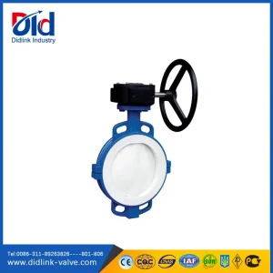10 Inch Gearbox Flange Pneumatic Double Eccentric Butterfly Valve