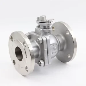 1000WOG 2-Piece Cast Stainless Steel Ball Valve with Flanged Connection Manual Operated OEM Customizable Industrial Control