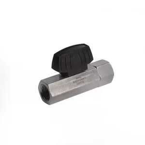 1000psi Stainless Steel HBB Series Ball Valve Female Thread 1/8″-1″ Hex Bar Stock Manual for Gas OEM Customizable