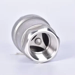 1000wog Stainless Steel 2pc Vertical Thread Check Valve