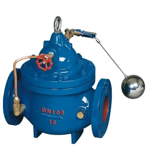 100X Remote Control Float Valve Ductile Iron Flanged Noise-Reducing Hydraulic Pressure Reducing Valve for Water Medium