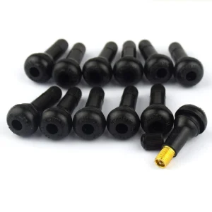 100pcs Per Bag Aluminium Alloy Natural Rubber TR413 Tire Tubeless Valve Tire Stem