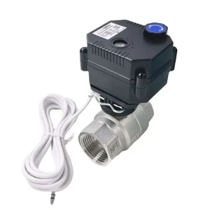 12V / 24V / 220V Electric Ball Valve Brass Motorized Ball Valve For Water Control OEM