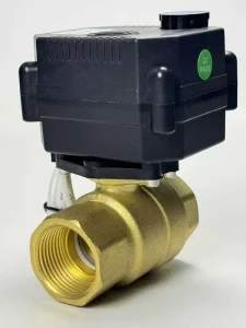12V 24V Motorized Ball Valve Stainless Steel Brass PVC UPVC 1 2 3 4 1 Inch NPT BSPP Thread Connection With Manual Override