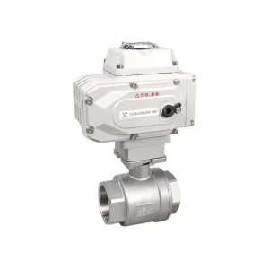 12V 380V 4 20mA Intelligent Regulation BSP NPT Stainless Steel Electric Actuator for 2PC Ball Valve OEM ISO9001 CE
