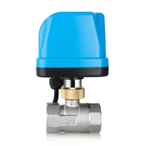 12V DC Electric Actuator Automatic 3-Way Modulating DN50 Motorized Ball Valve for Water Treatment Systems