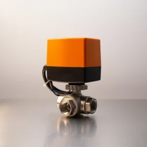 12VDC Electric Actuator SS 304 316 Ball Valve Motorised 3 Way Stainless Steel Valves Cool Hot Water Flow Ball Valves