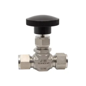 12mmOD Stainless Steel SS316L Manual Needle Valve with Handle Wheel Integral Bonnet Regulating Stem 5000PSI Gas Water Oil