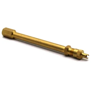 140MM Tire Valve Stem Brass Metal Tire Valve Extension Straight Bore for Truck Motorcycle Car Electric Scooter Accessories