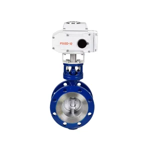 150LB Steel Electric Flanged Butterfly Valve High Temperature Hard Seal Butterfly Valves