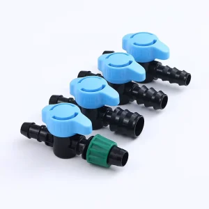 16mm Black Plastic Drip Irrigation Bypass Control Valve