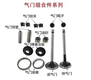 170F 173F 178F 186F 186FA 188F 192F 1100F Diesel Engine Parts Valve Assembly Valve Kit