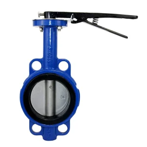 1in 12in Manual Handle Type Vertical Plate Ductile Iron Two Way Soft Seal Disc Butterfly Valves ISO 5211 Mounting Applicable for