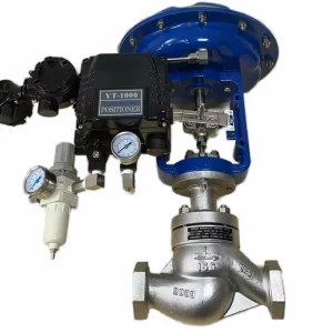 1inch 150LB 2 Way Pneumatic Diaphragm Operated Valve Water Flow Rate Steam NPT Thread Pneumatic Globe Valve Control Valve