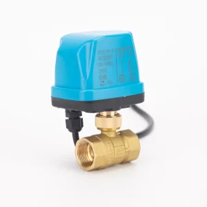 1inch Two Way Motorized Ball Valve 220v Two wire 2 Point Control Brass Electric Ball Valve with Electric Actuator