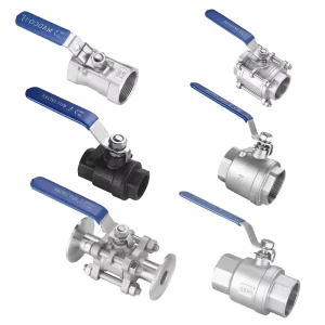 1pc 2pc 3pc Type Stainless Steel Ss Valved Industrial Ball Valves with Internal Thread of 201 Stainless Steel Water Oil