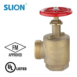 2 1 2″ Brass Hose Angle Valve F X M UL & FM Listed Hydraulic Valve Fire Hydrant Lading Valve
