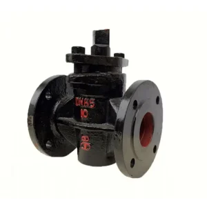 2 1/2” Cast Iron Valve Body Flange Connection Manual Operated All Way Plug Valve PN10 EPDM+PTFE Seal 100C for General Use