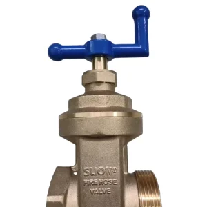 2”-1/2”FXM Hydrant Gate Valve Fire Safety Valve 300PSI Red and Blue Painted Iron Handwheel Valve