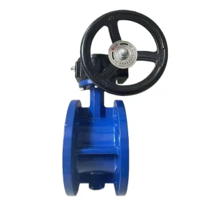 2 12 Inches PN16 butterfly Valve Soft Seal Ductile Iron Motor Electric Turbine Flange butterfly Valve