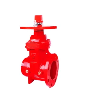 2-12 inch Gate Valve Resilient Wedge NRS Gate Valve Grooved x Flanged End Ductile Iron Casting Steel Valve