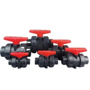 2″ 3/4″ UPVC Dual Directional Ball Valve Sch 80 50mm 90mm Eco-friendly Water Pipe Irrigation Manual OEM Customizable