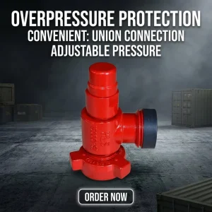 2″ 70Mpa Alloy Steel Relief Valve High Pressure Safety Valve for Oilfield Wellhead