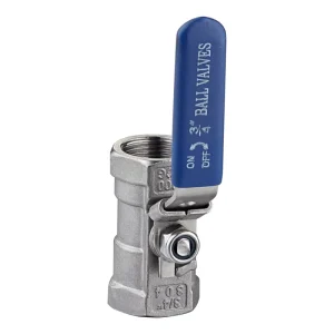 2 Piece Full Port Ball Valve Female Thread BSP NPT 1000WOG Industrial Valve for Water Oil Gas