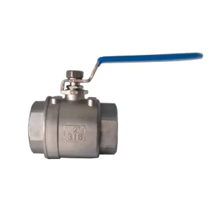 2″ SS304/316 Stainless Steel Ball Valve Threaded 1 Pc Casting Steel Ball Valve