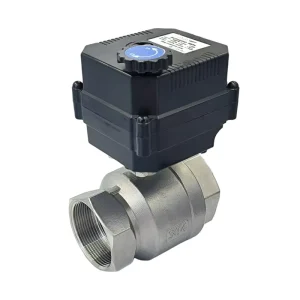 2-Way 3-Way 12V 24V DC Flow Control Electrical Motor-Operated Ball Valve Actuator