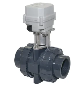 2 Way Electric Actuator Pvc Body Valve Control 24v 12v 230v with Farah Capacitors