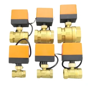 2-Way Electric Brass Ball Valve Actuator Motor Automatic Control Valve