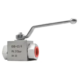 2 Way High Pressure Carbon Steel Hydraulic Ball Valve Stainless Steel Ball Core Metric Imperial Female Thread Direct Supply