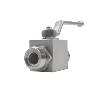 2 Way Male Thread High Pressure Ball Valve SS304 Stainless Steel & Carbon Steel Optional Hydraulic Pipeline Ball Valve