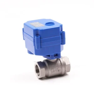 2-Way Motorized Ball Valve Brass SS304 Electric Actuator 5V 3.6V 12V 24V 110V 220V DN15 DN20