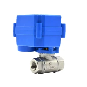 2 Way Stainless Steel 304 316 Electric Ball Valve 24V 12V 4 20mA High Torque DN15 DN50 Female Thread Shutoff Regulating Water