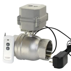 2″in Wireless Remote Motorized Valve 2 Way DN50 Radio Frequency Electric Shut off Ball Valve