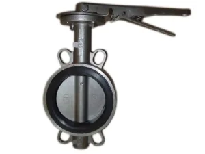 2 inch DN50 Manual Aluminum Alloy Epoxy coated Wafer Butterfly Valve SS304 Model 18 Month Warranty Air Conditioning Water Normal