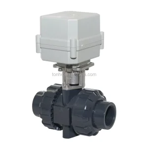 2 way 1/2” PVC Motorized Shut off Water Ball Valve for Autom Control
